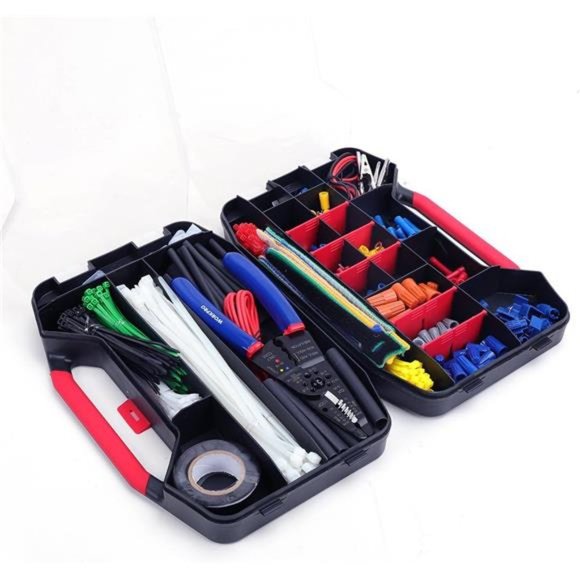 582-piece Crimp Terminals, Wire Connectors, Heat Shrink Tube, Electrical Repair - Picture 4 of 7